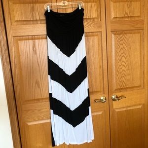 Design History strapless maxi dress